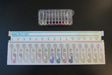 (Top) RapID ANA panel used to identify anaerobic microorganisms; (Bottom) Micro ID panel used to identify microorganisms in the family Enterobacteriaceae.