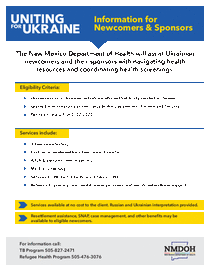 Uniting for Ukraine Flyer 2023