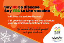 Flu postcard (English)