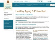 Healthy Aging & Prevention
