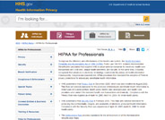 HIPAA Privacy for Professionals