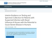 CDC - Interim Guidance for Testing and Specimen Collection