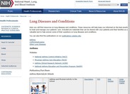 Lung Diseases & Conditions Resources for Healthcare Professionals