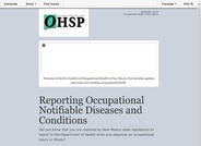 Occupational Health in New Mexico (Fall 2013)