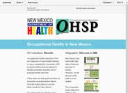 Occupational Health in New Mexico (Summer 2014)