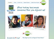 Donate Life Organ & Tissue Donor Registry