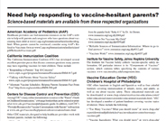 Need Help Responding to Vaccine-Hesitant Parents?
