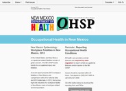 Occupational Health in New Mexico (Summer 2015)