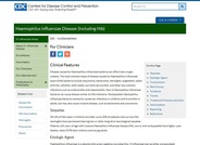 Haemophilus influenzae Disease Information for Clinicians