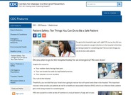 Ten Things You Can Do to Be a Safe Patient