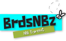Birds and bees logo for parents.