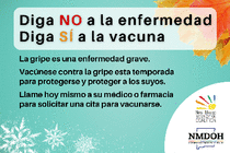 Flu postcard (Spanish)