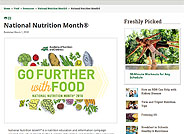 National Nutrition Month