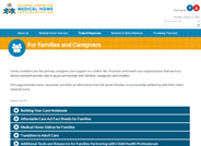 Medical Home Info for Families and Caregivers
