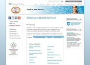 New Mexico Behavioral Health Services Search