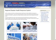 HHS ASPR - Regional Disaster Health Response System (RDHRS)