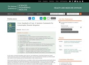 National Crisis Standards of Care Guidance