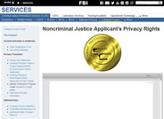Noncriminal Justice Applicant’s Privacy Rights