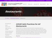 COVID-19 Safe Practices