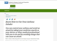 Video: How to Use your Asthma Inhaler  