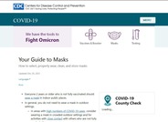 CDC Your Guide to Masks