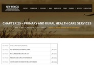 Chapter 29: Primary and Rural Health Care Services