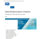 Data Modernization Initiative | CDC