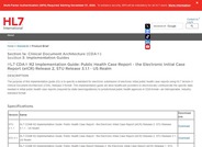 HL7 CDA® R2 Implementation Guide