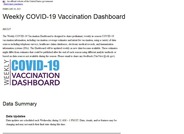 Weekly COVID-19 Vaccination Dashboard | COVIDVaxView | CDC