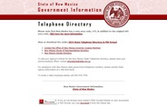 New Mexico State Telephone Directory