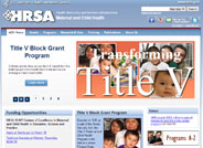 Health Resources and Services Administration's Maternal Child Health Bureau